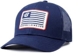 BBcom American Flag Trucker Hat