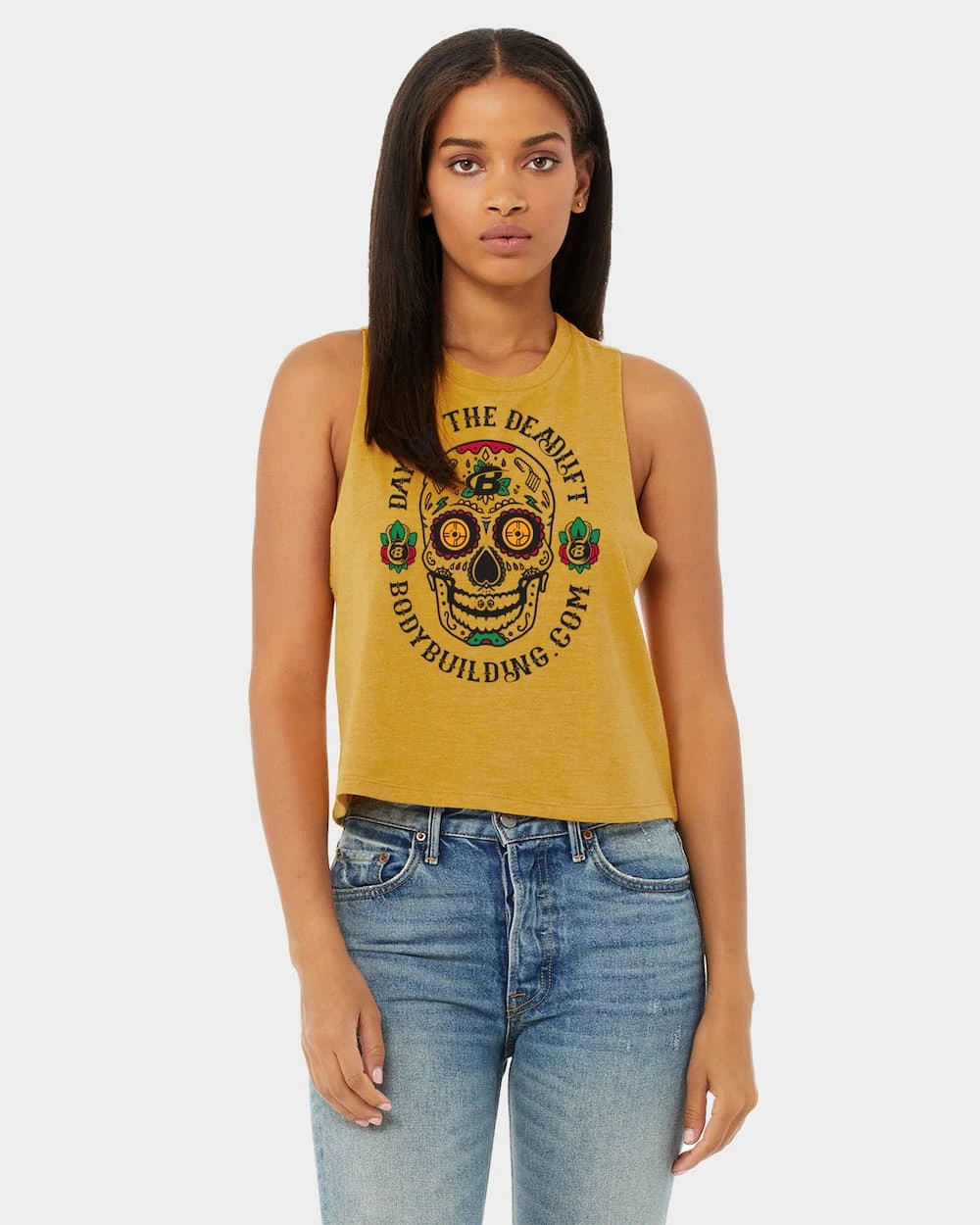 Bodybuilding.com Clothing Deadlift Cropped Muscle Tank