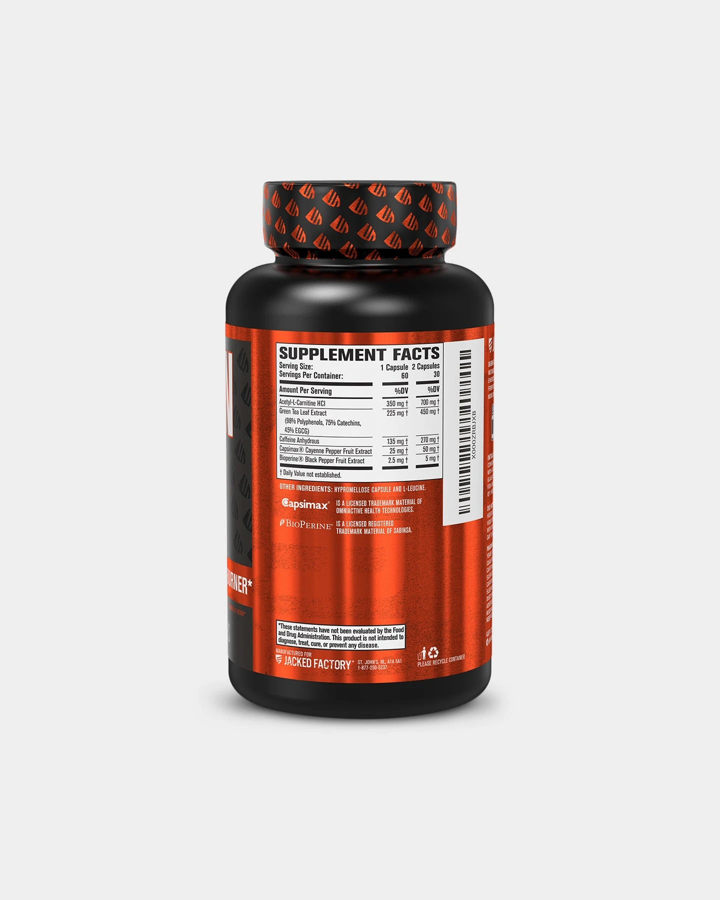 Jacked Factory Burn XT Thermogenic Fat Burner - Image 2