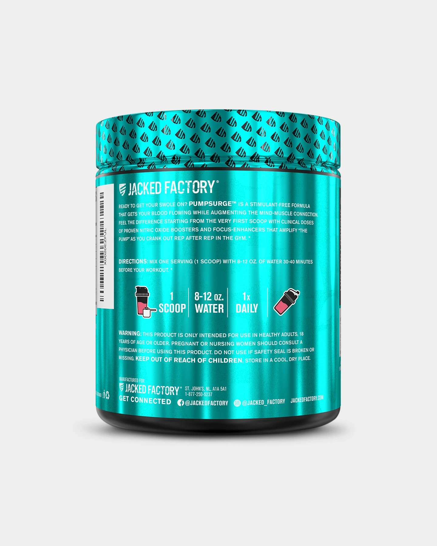 Jacked Factory Pump Surge Stim-Free Pre-Workout - Image 3