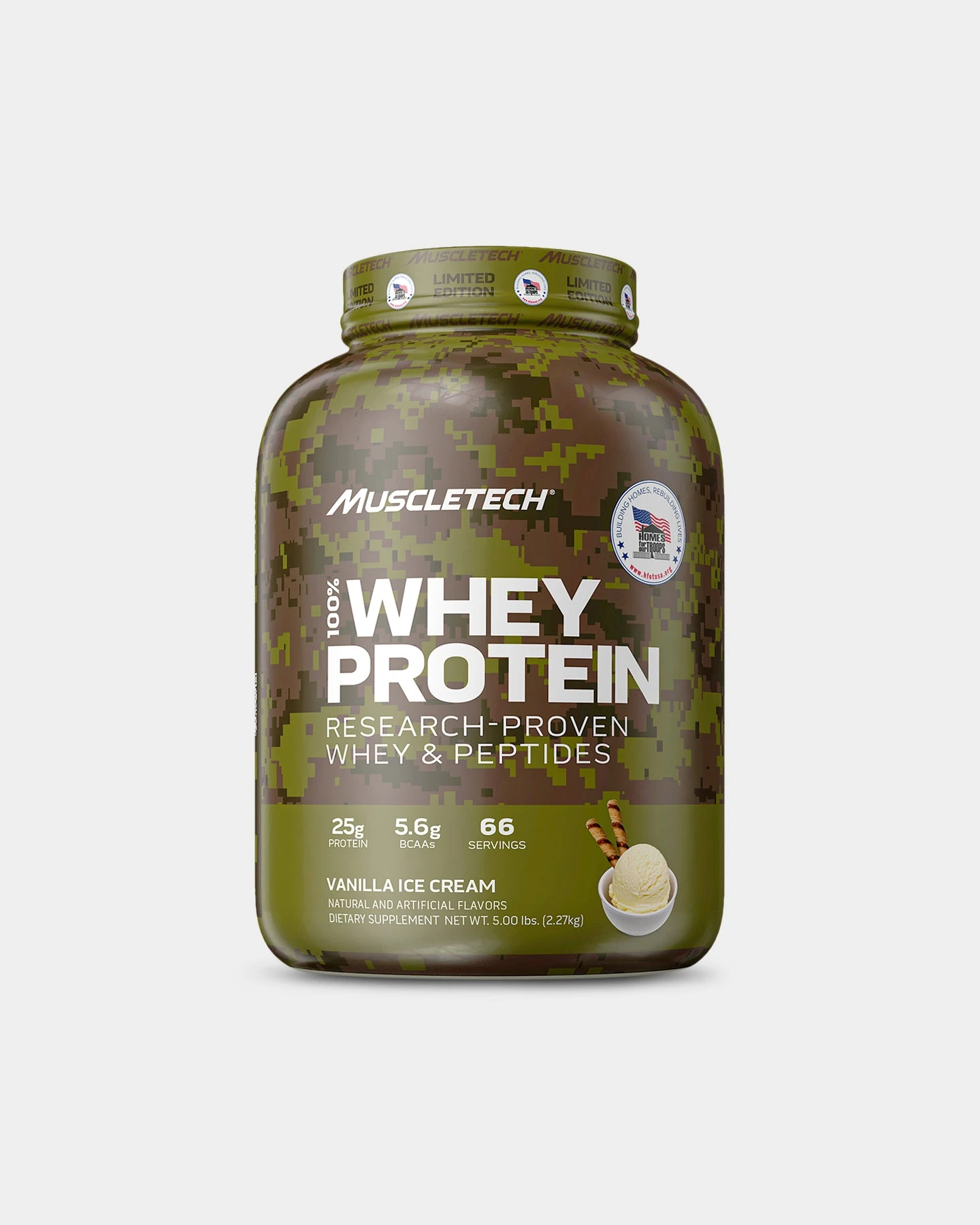 Muscletech 100% Whey Protein Homes For Troops Edition - Image 2