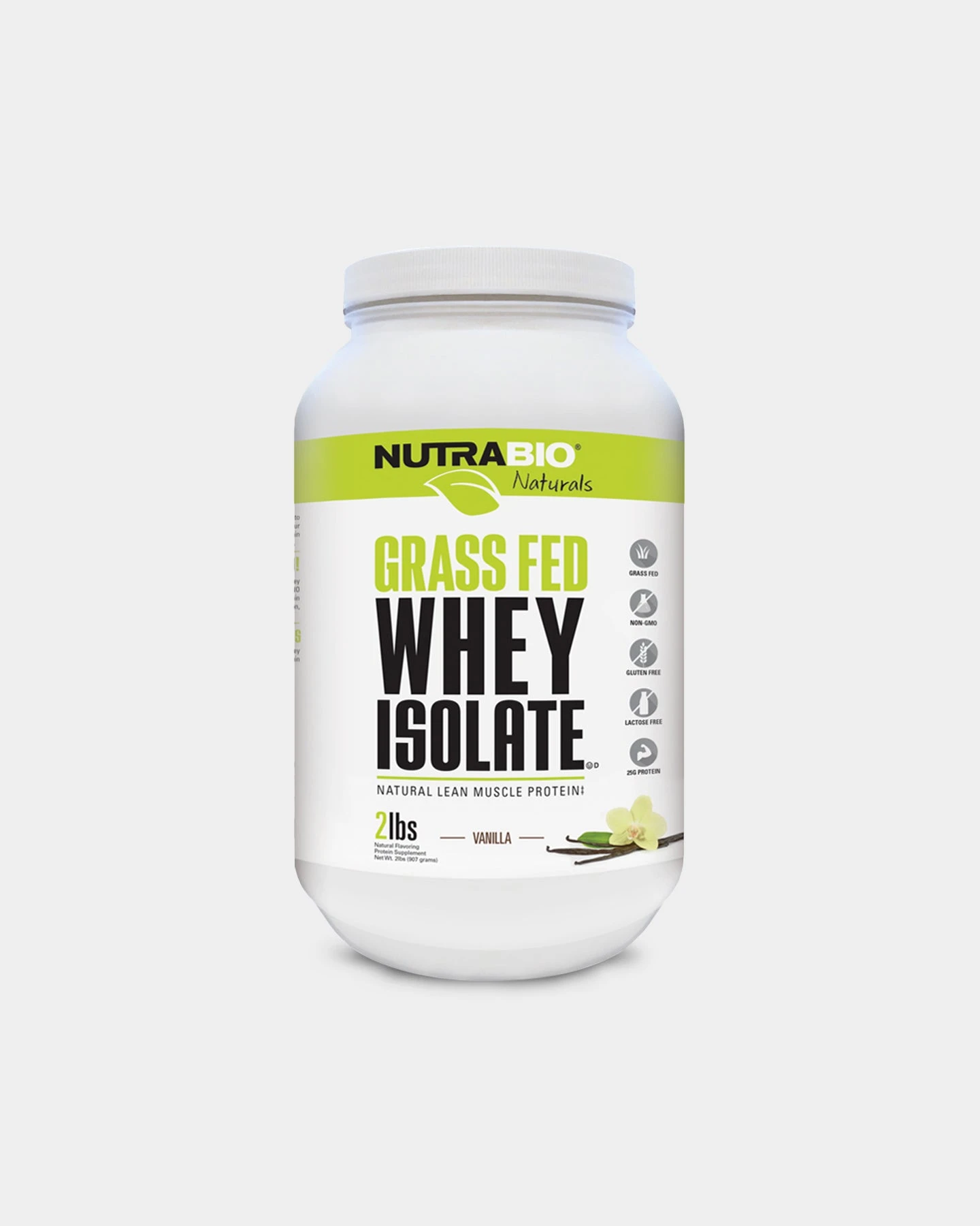 NutraBio Grass Fed Whey Isolate - Image 2