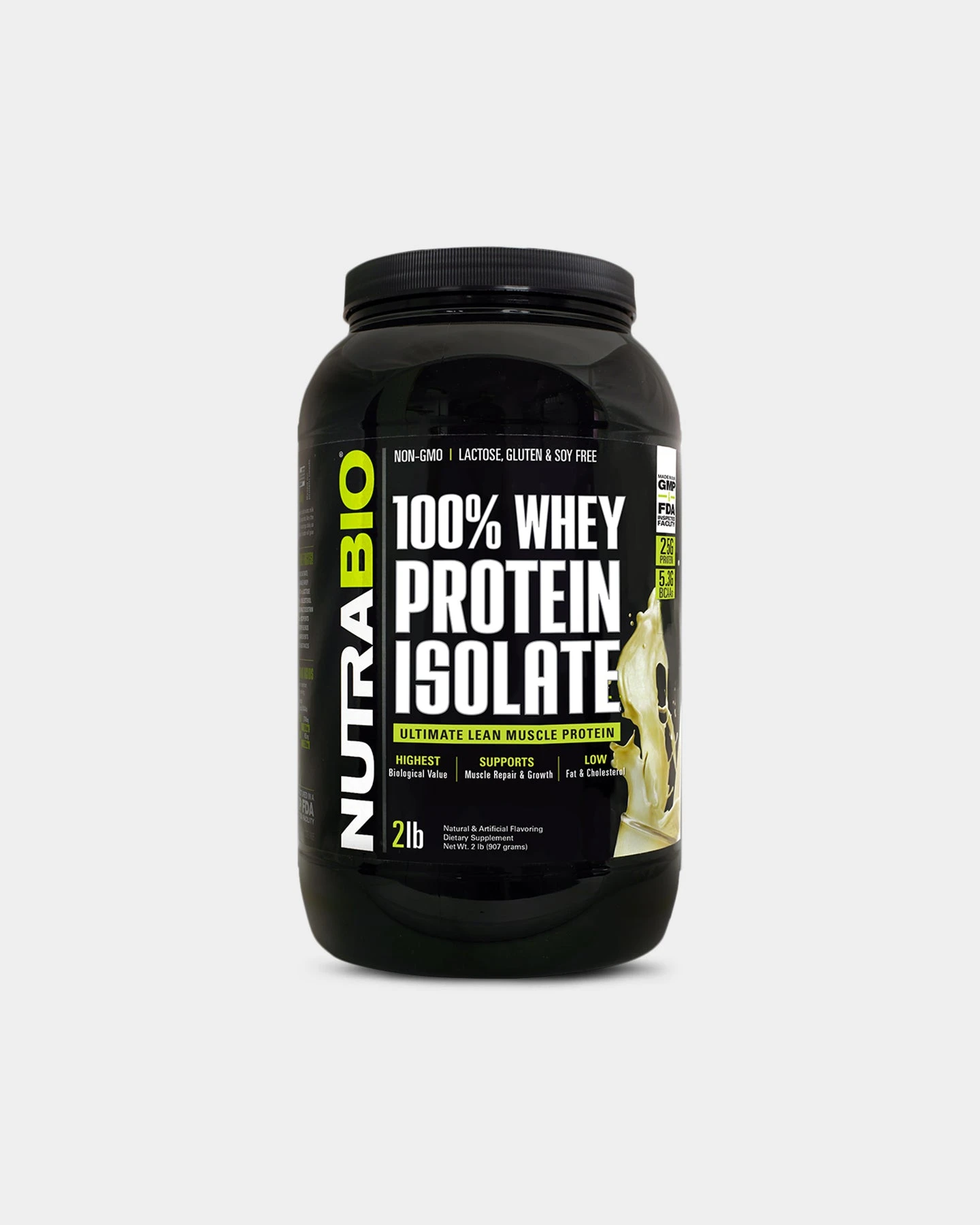 NutraBio 100% Whey Protein Isolate