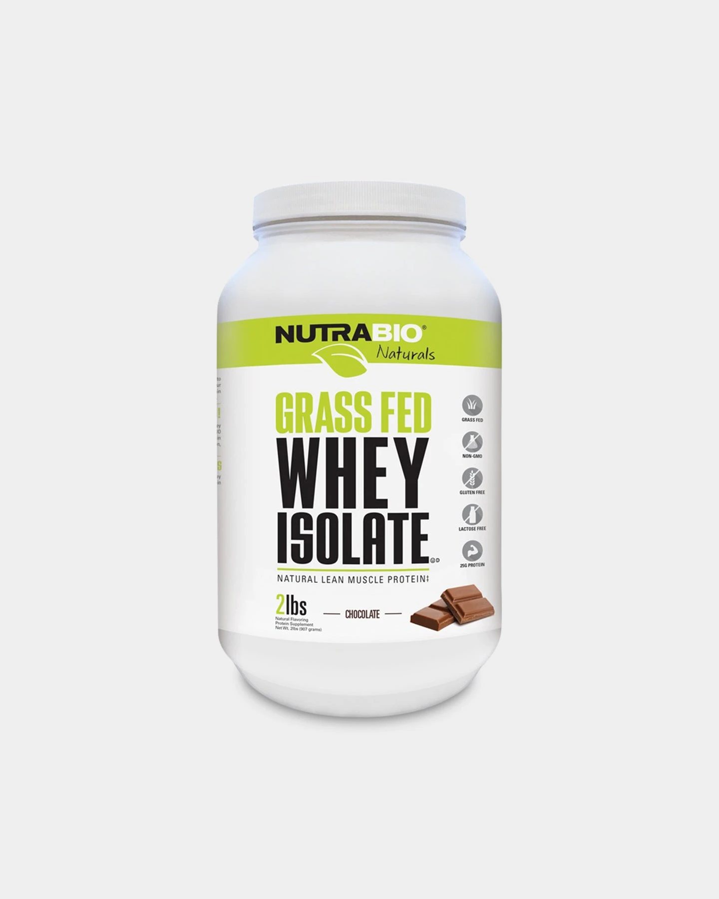 NutraBio Grass Fed Whey Isolate