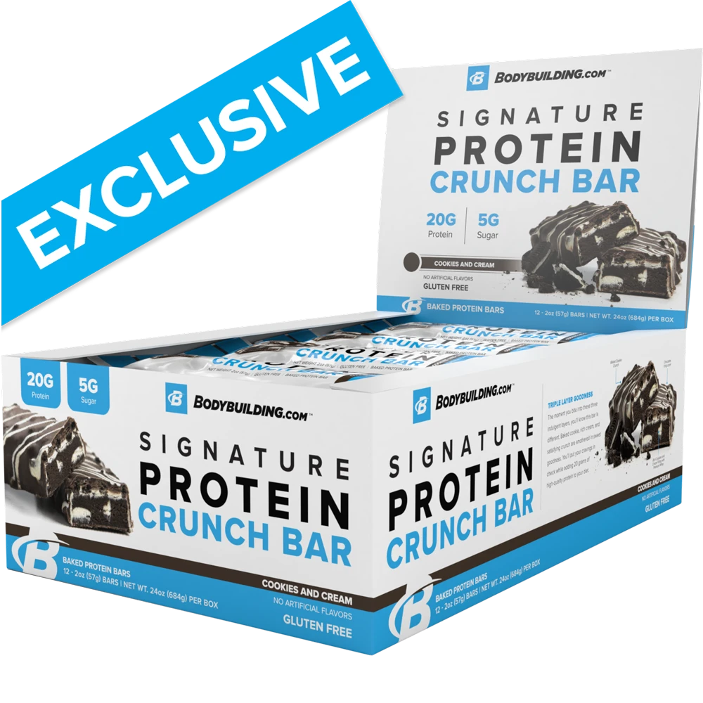 Bodybuilding.com Signature Protein Crunch Bars