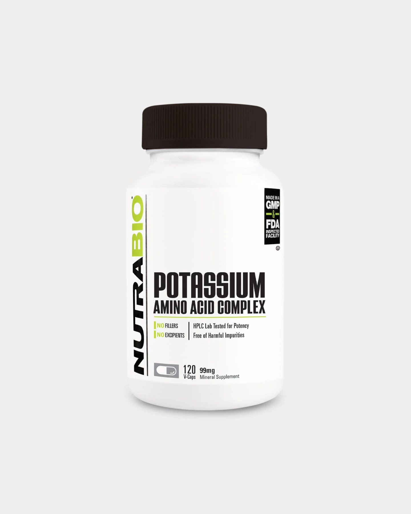 NutraBio Potassium Amino Acid Complex