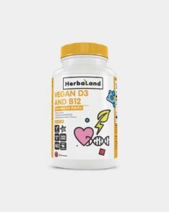 Herbaland Vegan D3 And B12 Gummies
