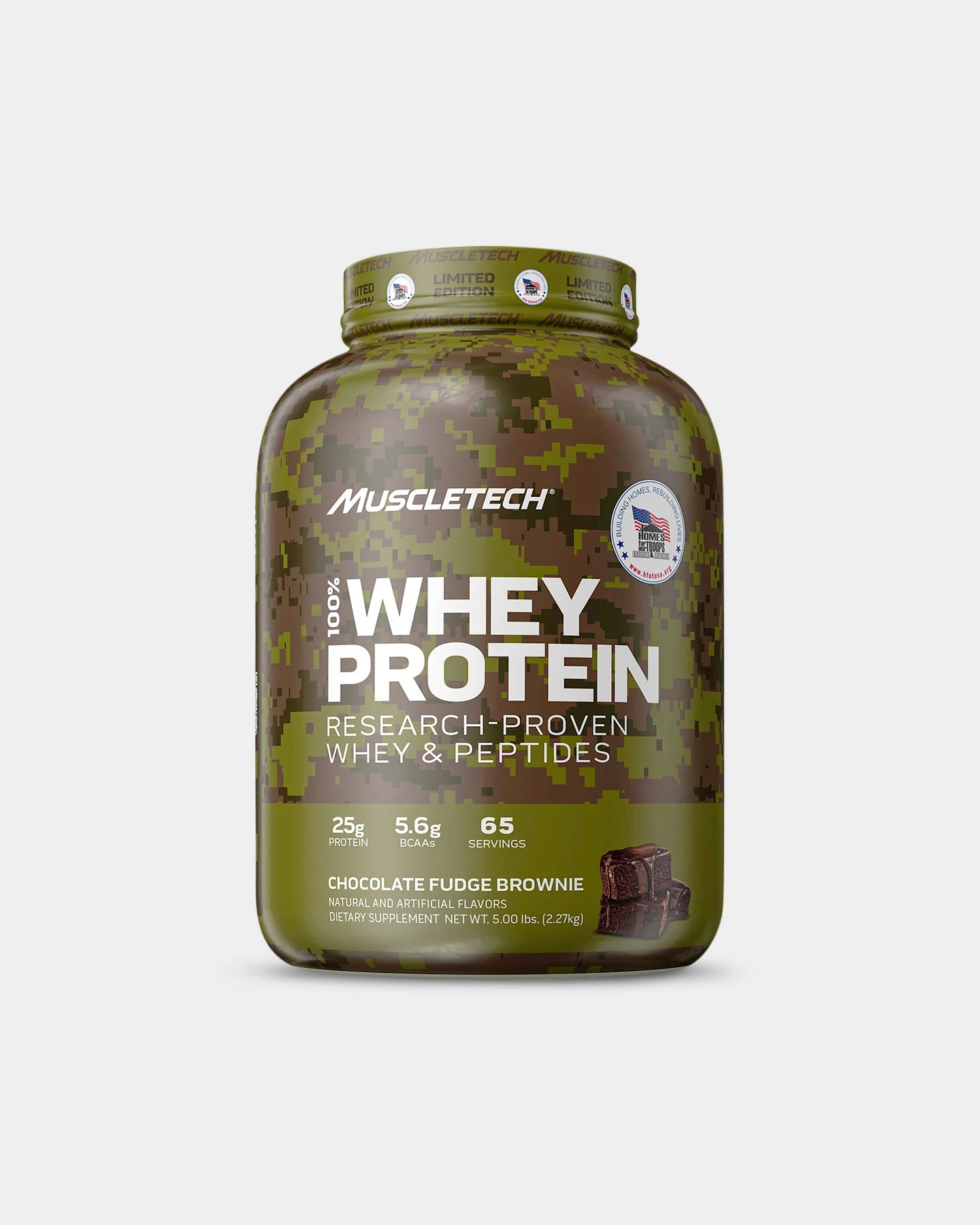 Muscletech 100% Whey Protein Homes For Troops Edition